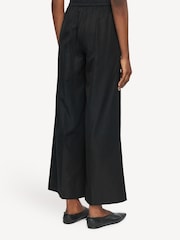 Joseph Black Thurlow Wide Leg Silk Trousers - Image 2 of 5
