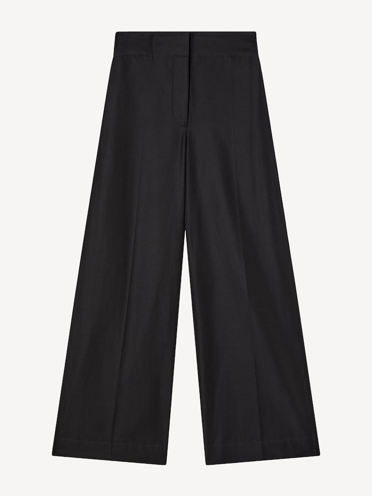 Joseph Black Thurlow Wide Leg Silk Trousers - Image 5 of 5