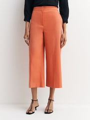 Joseph Orange Temple Light Gabardine Stretch Trousers - Image 3 of 5