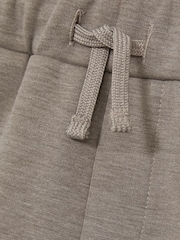Reiss Taupe Brown Oliver 3-9 yrs Interlock-Jersey Cargo Shorts - Image 5 of 5