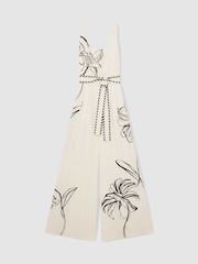 Reiss Kinsley Reiss | NYBG Floral-Print Jumpsuit - Imagen 2 de 6