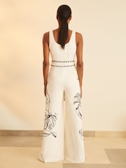 Reiss Kinsley Reiss | NYBG Floral-Print Jumpsuit - Imagen 5 de 6