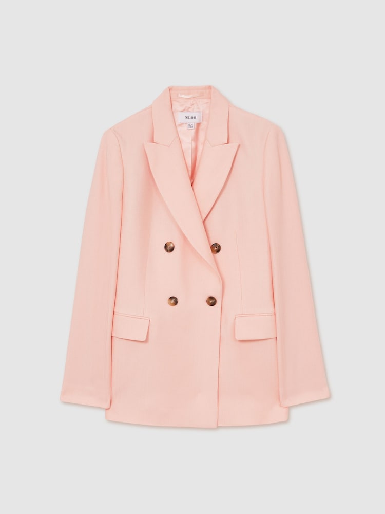 Reiss Magda Double-Breasted Peak-Lapel Suit Jacket - Image 2 of 7