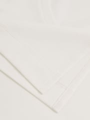 Reiss White Annabel Stretch-Cotton Oversized V-Neck T-Shirt - Image 6 of 6