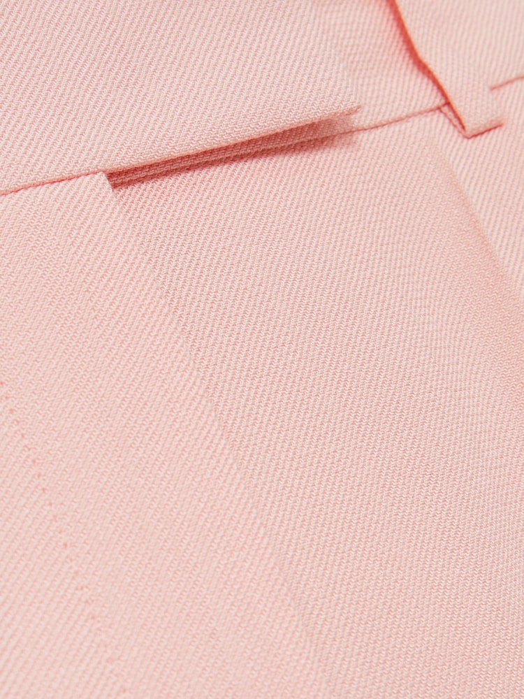 Reiss Pink Magda Mid-Rise Tailored Shorts - Image 7 of 7