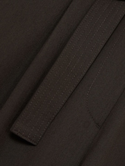 Reiss Chocolate Brown Molly Belted Zip-Leg Tapered Trousers - Image 6 of 6