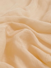 Reiss Neutral Viola Modal-Linen Scarf With Silk - Image 5 of 5