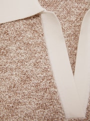 Reiss Neutral Sam Cotton-Blend Knit Polo Shirt - Image 6 of 6