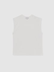 Reiss White Dylan Reiss | Les 100 Ciels Oversize Vest - Image 2 of 6