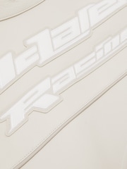 Off White - سترة بايكر جلد بتصميم فريق McLaren F1 تشكيلة Champion من Reiss - صورة 7 من 9