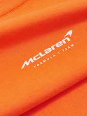 Reiss Papaya Orange Grace McLaren F1 Team Cropped Logo T-Shirt - Image 6 of 6