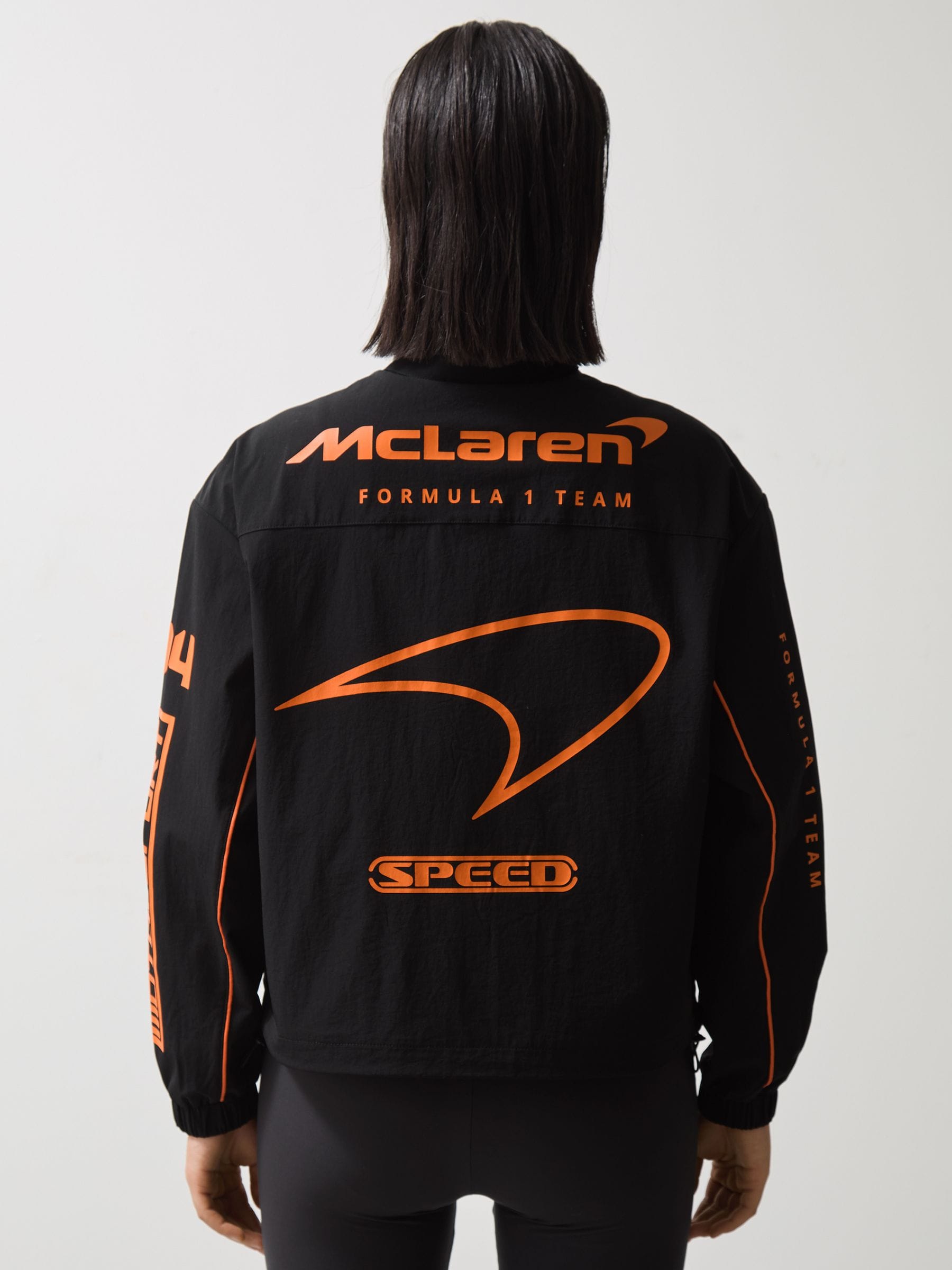 Buy Reiss Black Wanden McLaren F1 Team Technical Logo Jacket from