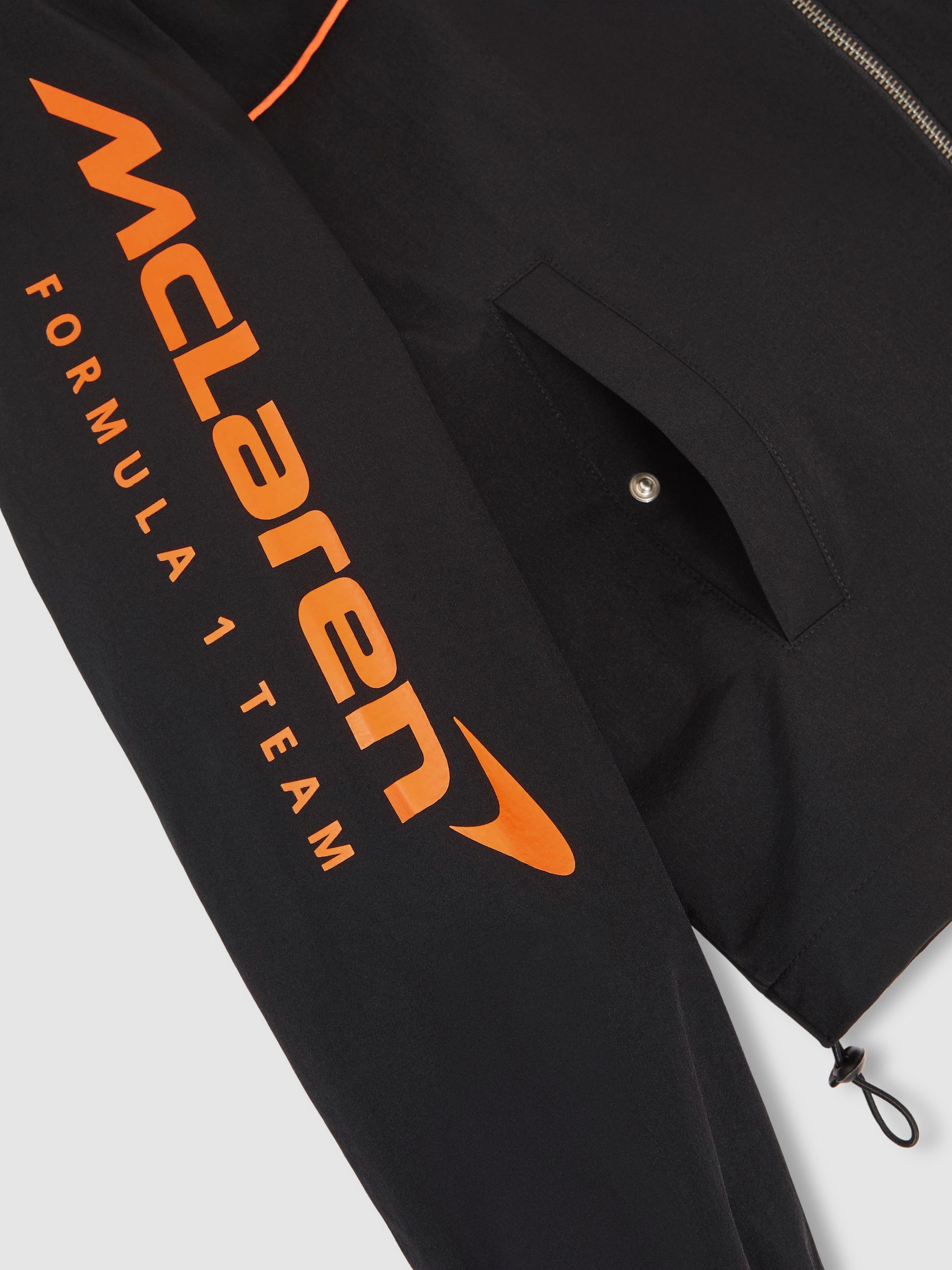 Buy Reiss Black Wanden McLaren F1 Team Technical Logo Jacket from