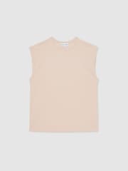 Reiss Peach Dylan Reiss | Les 100 Ciels Oversize Vest - Image 2 of 5