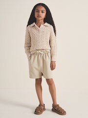 Reiss Neutral Hunter 9-13 yrs Reiss | 100 Ciels Bouclé Jumper - Image 1 of 6