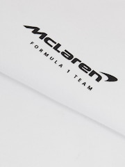 Blanco - Reiss Grace McLaren F1 Team Cropped Logo T-Shirt - Imagen 5 de 5