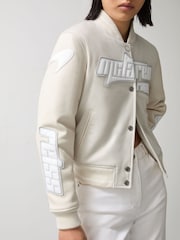Reiss Off White Fury McLaren F1 Team Bomber Jacket - Image 4 of 7