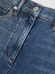 כחול בהיר - Reiss Heather Stretch-Cotton Wide-Leg Jeans - תמונה 6 מתוך 7