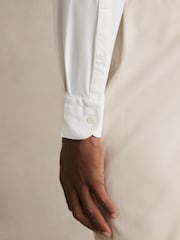 Reiss White Voyager Long-Sleeve Travel Shirt - Image 3 of 8