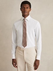 Reiss White Voyager Long-Sleeve Travel Shirt - Image 4 of 8