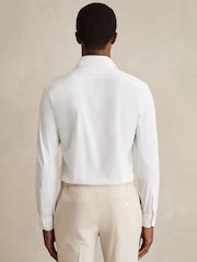 Reiss White Voyager Long-Sleeve Travel Shirt - Image 6 of 8