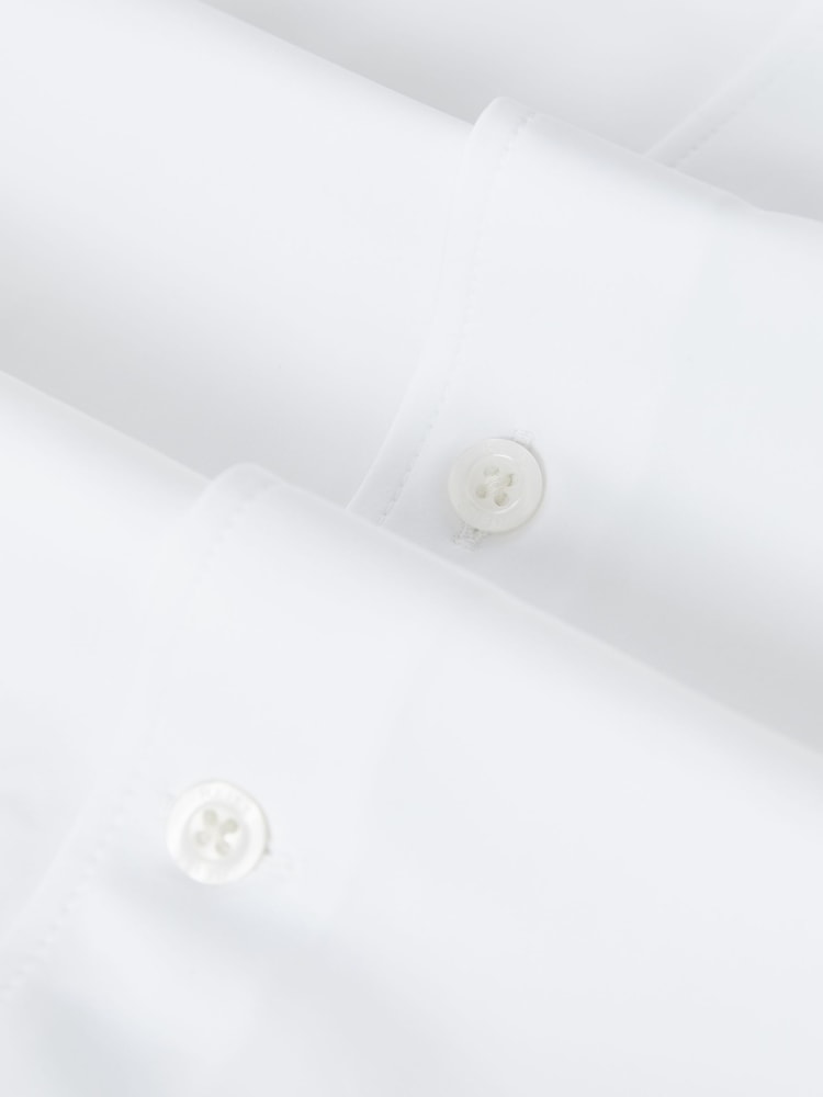 Reiss White Voyager Long-Sleeve Travel Shirt - Image 8 of 8 Reiss White Voyager Long-Sleeve Travel Shirt - Image 8 of 8