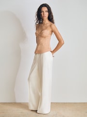 Reiss Neutral Picton Atelier Corset Top - Image 5 of 8