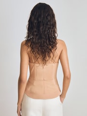 Reiss Neutral Picton Atelier Corset Top - Image 6 of 8