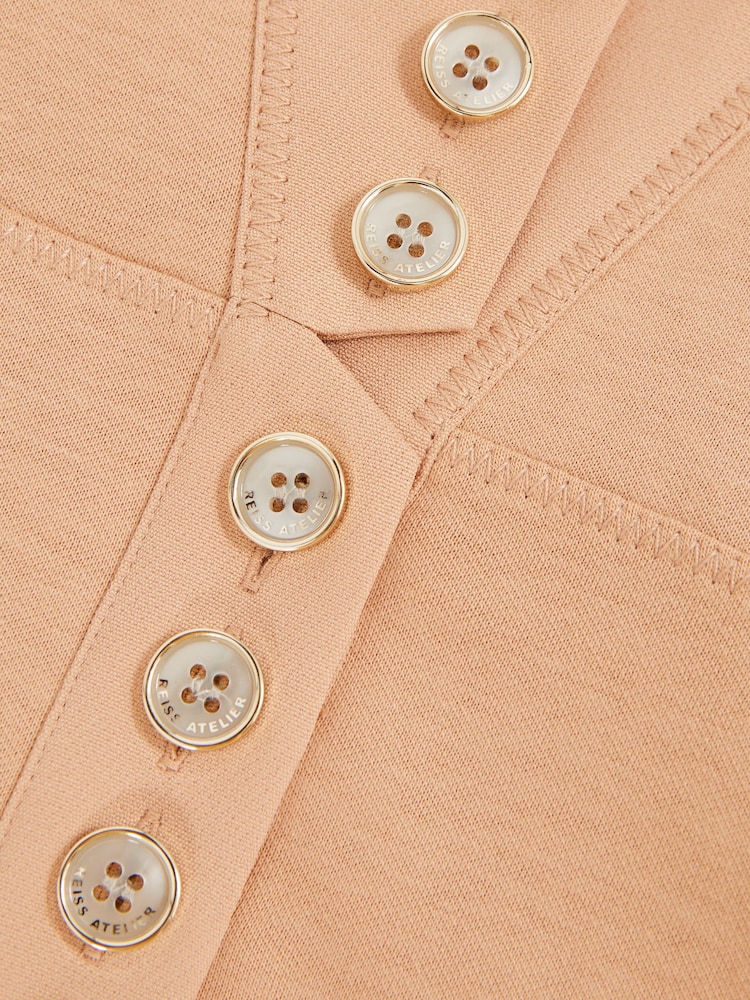 Reiss Neutral Picton Atelier Corset Top - Image 8 of 8