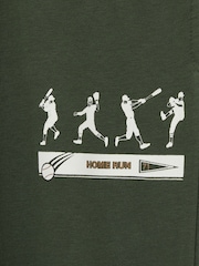 Reiss Pine Green Altuve 13-14 yrs Varsity League Oversized Joggers Cotton-Blend - Image 5 of 5