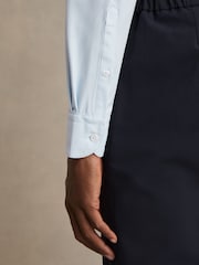 Reiss Soft Blue Voyager Long-Sleeve Travel Shirt - Image 3 of 9