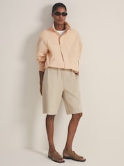 Reiss Neutral Brooke Reiss | Les 100 Ciels Technical Jacket - Image 1 of 8