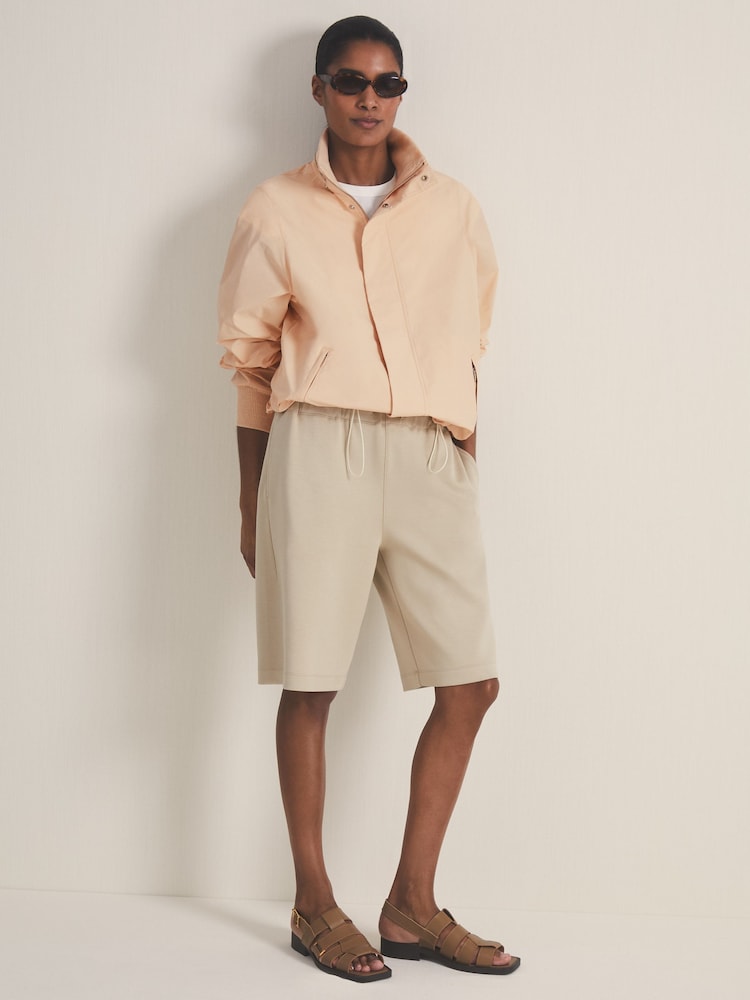 Reiss Neutral Brooke Reiss | Les 100 Ciels Technical Jacket - Image 1 of 8