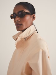Reiss Neutral Brooke Reiss | Les 100 Ciels Technical Jacket - Image 7 of 8