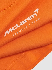 Reiss Orange Grace 13-14 yrs McLaren F1 Team Cropped Logo T-Shirt - Image 5 of 5