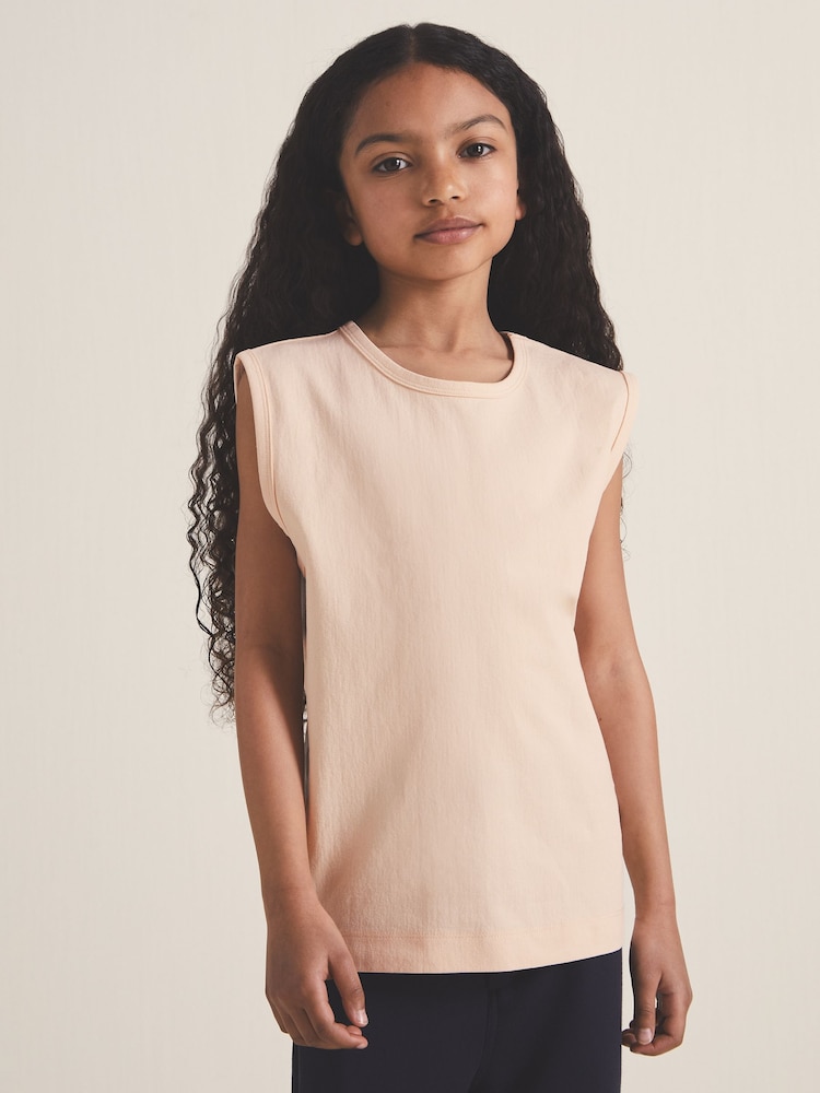 Reiss Peach Dylan 4-9 yrs Reiss | Les 100 Ciels Oversize T-Shirt - Image 1 of 6