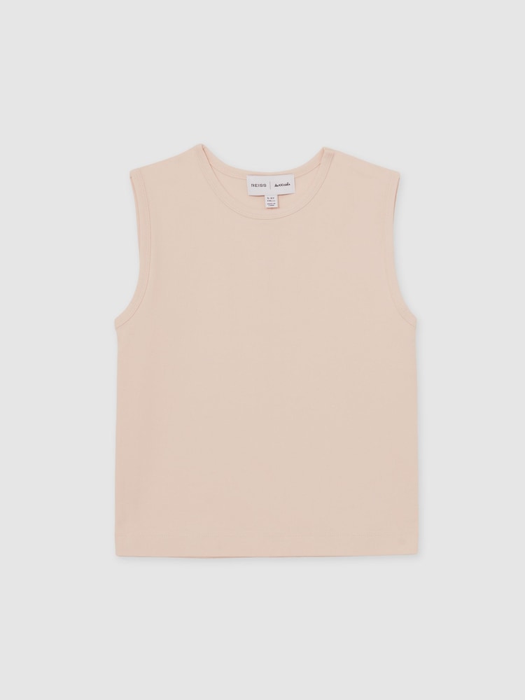 Reiss Peach Dylan 4-9 yrs Reiss | Les 100 Ciels Oversize T-Shirt - Image 2 of 6