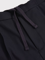 Azul marino - Pantalones cortos holgados con cordón ajustable Sussex de Reiss - Imagen 6 de 6