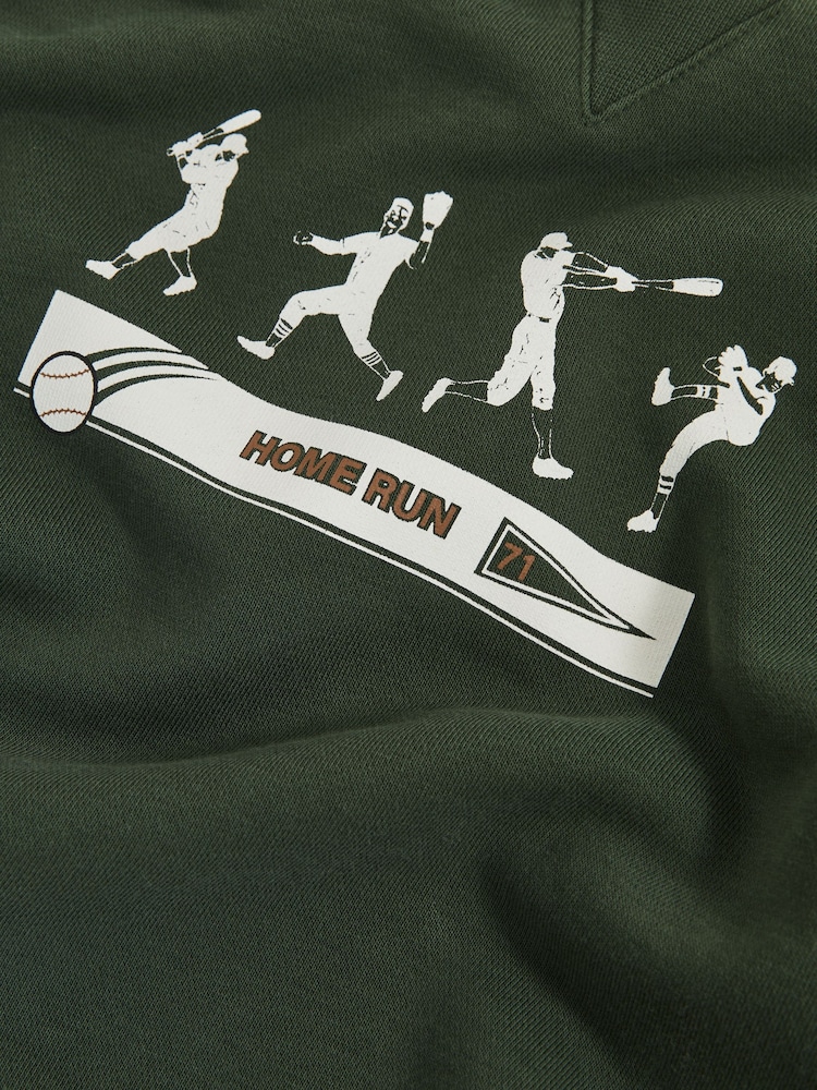 Reiss Tanner Cotton-Blend Varsity Sweatshirt - Image 4 of 4