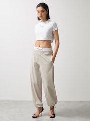 Reiss Stone Colette McLaren F1 Team Boxer-Waist Trousers - Image 1 of 8