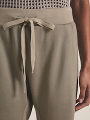 Reiss Sage Green Brandon Reiss | Les 100 Ciels Jersey Joggers - Image 4 of 6