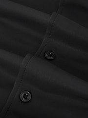 Reiss Black Voyager Long-Sleeve Travel Shirt - Image 6 of 6