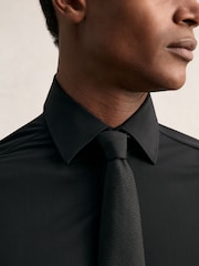 Черный - Reiss Voyager Long Sleeve Travel Shirt - Image 7 of 10