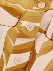 Reiss Neutral Hannah Palm Print Shirt - Image 5 of 5