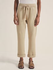 Reiss Mink Brandon Reiss | Les 100 Ciels Jersey Joggers - Image 3 of 6