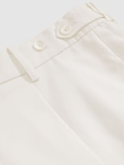 Reiss White Luca Reiss | Les 100 Ciels Wide Leg Trousers - Image 6 of 6