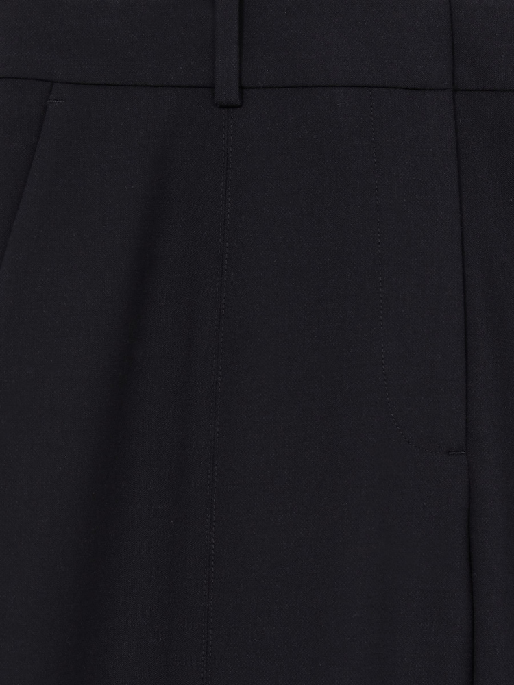 Marineblauw - Reiss Athena Tailored Broeken met Uitlopende Pijpen - Image 6 of 7