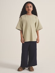 Reiss Sage Spence 4-9 yrs Reiss | Les 100 Ciels Oversize T-Shirt - Image 1 of 5