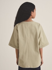 Reiss Sage Spence 4-9 yrs Reiss | Les 100 Ciels Oversize T-Shirt - Image 4 of 5