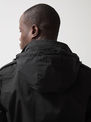 Reiss Black Grid McLaren F1 Team Field Jacket - Image 7 of 10